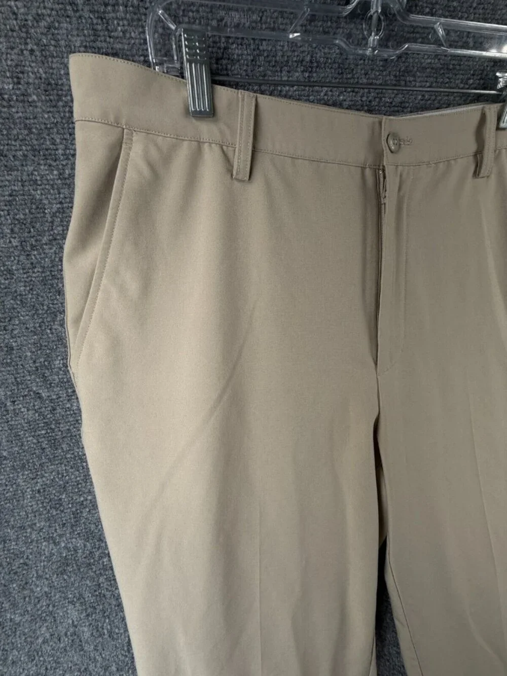 Footjoy Golf Pants Beige Stretch Polyester Spandex Outdoor Men ACTL 38X33